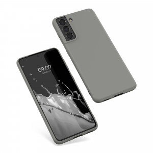 Husa pentru Samsung Galaxy S21, Silicon, Gri, 54055.155 - Img 2