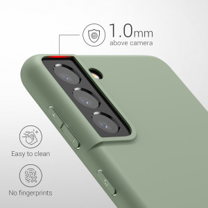Husa pentru Samsung Galaxy S21, Silicon, Verde, 54055.172 - Img 4