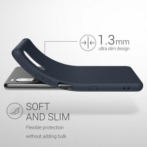 Husa pentru Sony Xperia 10 III, Silicon, Albastru, 54754.186, kwmobile - Img 3