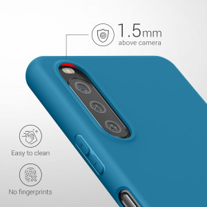 Husa pentru Sony Xperia 10 III, Silicon, Albastru, 54754.224, kwmobile - Img 4