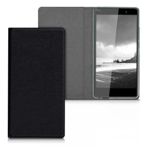 Husa pentru Wiko Fever, Piele ecologica, Negru, 35967.01 - Img 2