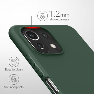 Husa pentru Xiaomi Mi 11 Lite 5G, Silicon, Verde, 54726.169 - Img 4