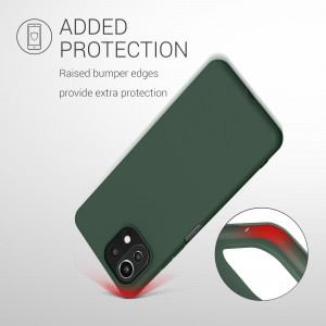 Husa pentru Xiaomi Mi 11 Lite 5G, Silicon, Verde, 54726.169 - Img 7