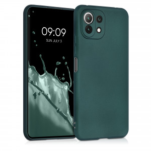 Husa pentru Xiaomi Mi 11 Lite 5G, Silicon, Verde, 54727.14 - Img 1