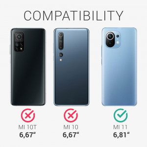 Husa pentru Xiaomi Mi 11, Silicon, Albastru, 54188.58 - Img 6