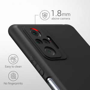 Husa pentru Xiaomi Redmi Note 10 Pro, Silicon, Negru, 54551.47 - Img 4