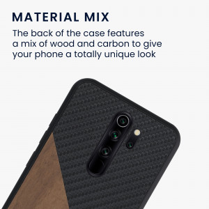 Husa pentru Xiaomi Redmi Note 8 Pro, Lemn, Maro, 56622.01, kwmobile - Img 4
