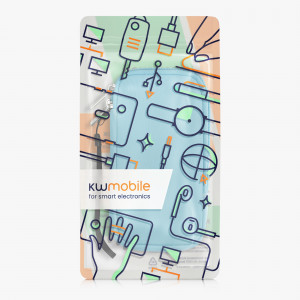 Husa Universala Kwmobile marime XXL - 7 inch, Neopren, Albastru, 46188.5.23 - Img 7