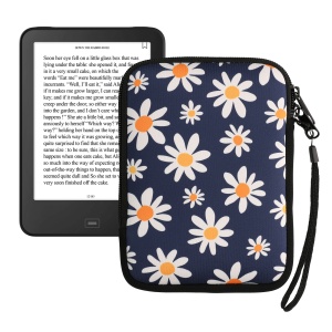 Husa Universala Kwmobile pentru eBook Reader de 6 inch, Multicolor, Neopren, KWM000010OR017C - Img 2
