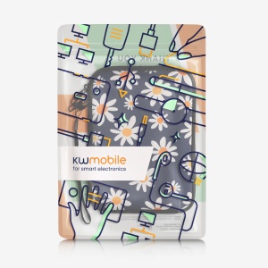 Husa Universala Kwmobile pentru eBook Reader de 6 inch, Multicolor, Neopren, KWM000010OR017C - Img 8