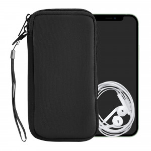 Husa universala pentru telefon, XL - 6.8", Neopren, Negru, 46188.4.01 - Img 2