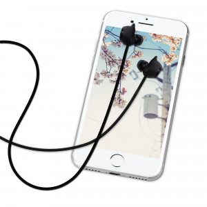 Set 2 Curele pentru casti Samsung Galaxy Buds/Galaxy Buds Plus, Kwmobile, Negru, Silicon, 53474.01 - Img 3