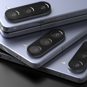 Set 2 Folii de protectie camera Ringke Camera pentru Samsung Galaxy Z Fold 5 Negru - Img 6