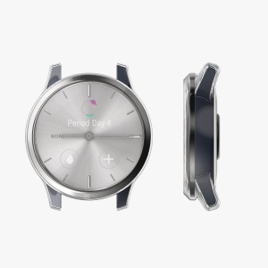 Set 2 Huse Kwmobile pentru Garmin Vivomove 3S, Transparent, Silicon, KWM000024UL001C - Img 3