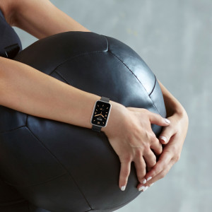 Set 2 huse kwmobile pentru Xiaomi Mi Band 7 Pro, Silicon, Negru/Transparent, 59605.01 - Img 3