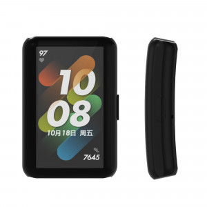 Set 2 Huse pentru Huawei Band 7/Band 6/Honor Band 6, Kwmobile, Negru/Transparent, Silicon, 58915.01 - Img 7