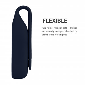 Set 2 Huse pentru Xiaomi Mi Band 7/Mi Band 6/Mi Band 5, Kwmobile, Negru/Albastru, Silicon, 59313.02 - Img 4