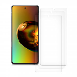 Set 3 folii de protectie Kwmobile pentru Google Pixel 6a, Fata, Polimer, 57873.1 - Img 2