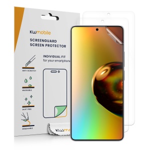 Set 3 Folii de protectie Kwmobile pentru Xiaomi Redmi Note 13 Pro/Poco X6, Transparent, Plastic, KWM000020LI001C - Img 1