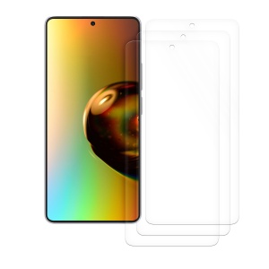 Set 3 Folii de protectie Kwmobile pentru Xiaomi Redmi Note 13 Pro/Poco X6, Transparent, Plastic, KWM000020LI001C - Img 2