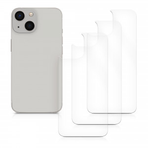 Set 3 Folii de protectie pentru Apple iPhone 13 Mini, kwmobile, Spate, Transparenta, 56417.5 - Img 2
