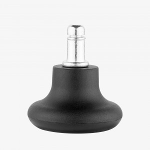 Set 5 Picioare pentru scaun de birou tija 10 mm, Kwmobile, Negru, Nylon, 56091.01 - Img 8