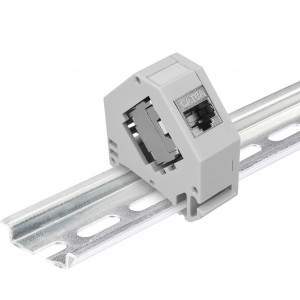 Set 8 Mufe CAT6A de 10 Gbit cu 8 carcase pentru cabluri Ethernet RJ45, Kwmobile, Gri, Metal, 47696.08 - Img 3