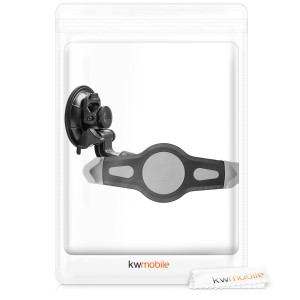 Suport auto universal pentru tableta 7-8", Kwmobile, Negru/Gri, Plastic, 23752.1 - Img 7