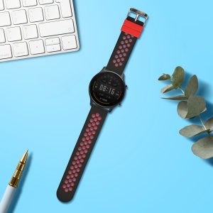 Curea Kwmobile pentru Xiaomi Mi Watch Color Sport/S1 Active, Negru/Rosu, Silicon, KWM0000258B001C - Img 7