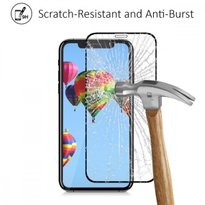 Folie de protectie pentru Apple iPhone XS Max, kalibri, Fata, Negru, 45962.01 - Img 4