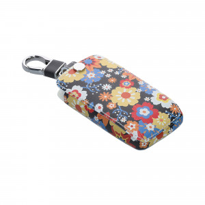 Husa Cheie Auto kwmobile pentru Renault/Dacia 4 Butoane - Keyless Go, Piele ecologica, Multicolor, 44637.70 - Img 1