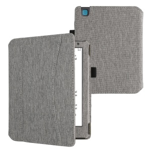 Husa cu buzunar Kwmobile pentru Kobo Aura H2O Edition 2, Gri deschis, Textil, 54137.25 - Img 1