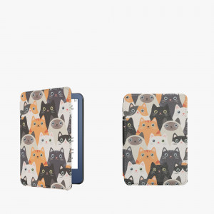 Husa kwmobile pentru Amazon Kindle (2022), Piele ecologica, Multicolor, 59989.12 - Img 7