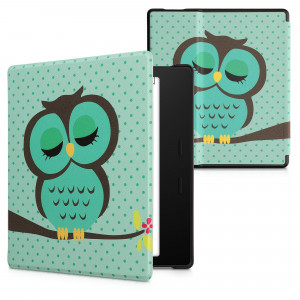 Husa kwmobile pentru Amazon Kindle Oasis 10, Piele ecologica, Multicolor, 49417.24 - Img 1