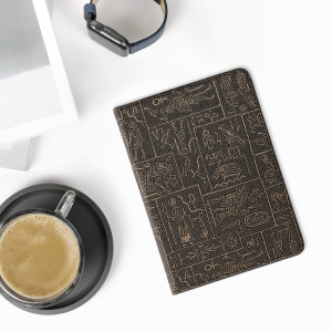 Husa kwmobile pentru Amazon Kindle Paperwhite 11, Piele ecologica, Multicolor, 57810.22 - Img 5