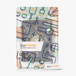 Husa kwmobile pentru Amazon Kindle Paperwhite 11, Piele ecologica, Multicolor, 56256.69 - Img 4
