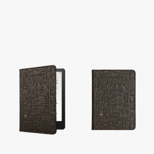Husa kwmobile pentru Amazon Kindle Paperwhite 11, Piele ecologica, Multicolor, 57810.22 - Img 7
