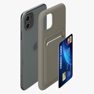Husa Kwmobile pentru Apple iPhone 11, Gri, Silicon, KWM0000134F016C - Img 10
