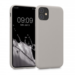 Husa Kwmobile pentru Apple iPhone 11, Silicon, Gri, 50791.43 - Img 1
