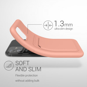 Husa Kwmobile pentru Apple iPhone 11, Silicon, Roz, 55114.199 - Img 3