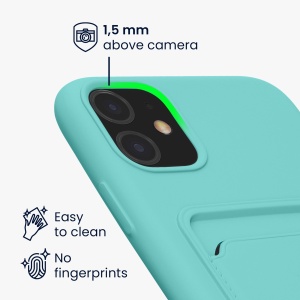 Husa Kwmobile pentru Apple iPhone 11, Verde deschis, Silicon, KWM0000134F014C - Img 4