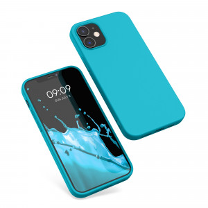 Husa kwmobile pentru Apple iPhone 12/iPhone 12 Pro, Silicon, Albastru, 53938.223 - Img 2