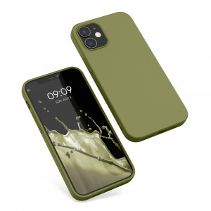 Husa kwmobile pentru Apple iPhone 12/iPhone 12 Pro, Silicon, Verde, 53938.243 - Img 2