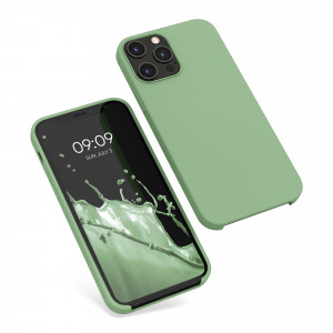 Husa kwmobile pentru Apple iPhone 12 Pro Max, Silicon, Verde, 52644.243 - Img 2