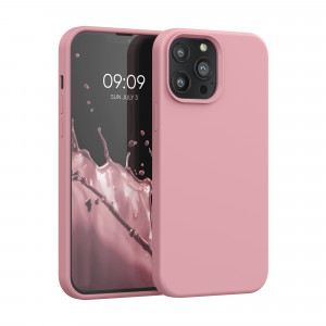Husa Kwmobile pentru Apple iPhone 13 Pro Max, Silicon, Roz, 55881.193 - Img 1