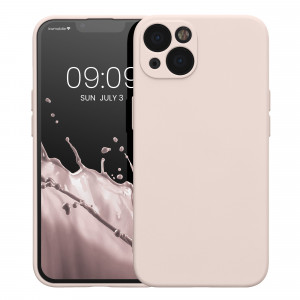 Husa Kwmobile pentru Apple iPhone 13, Silicon, Crem, 58954.225 - Img 2