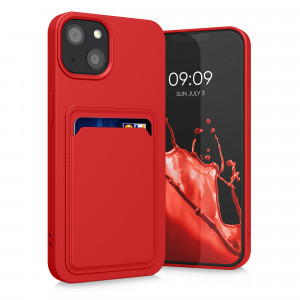 Husa Kwmobile pentru Apple iPhone 13, Silicon, Rosu, 55955.09 - Img 1