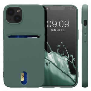 Husa Kwmobile pentru Apple iPhone 13, Silicon, Verde, 57748.166 - Img 2