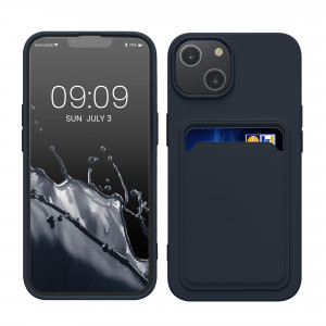 Husa Kwmobile pentru Apple iPhone 14, Albastru, Silicon, 59112.17 - Img 1