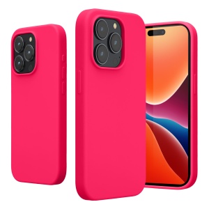 Husa Kwmobile pentru Apple iPhone 15 Pro Max, Roz, Silicon, 61956.77 - Img 2